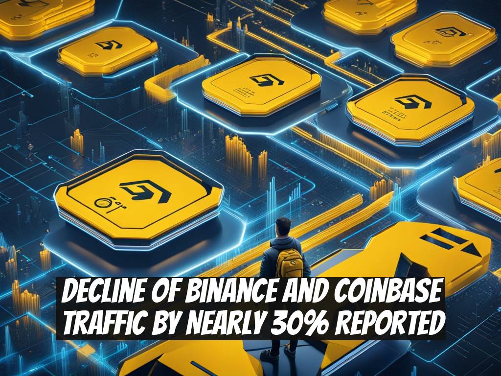 Decline of Binance and Coinbase Traffic by Nearly 30% Reported