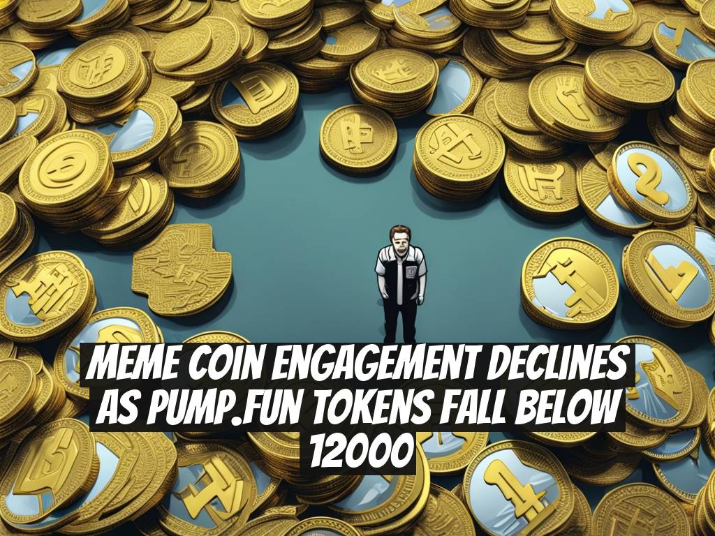 Meme Coin Engagement Declines as Pump.fun Tokens Fall Below 12000