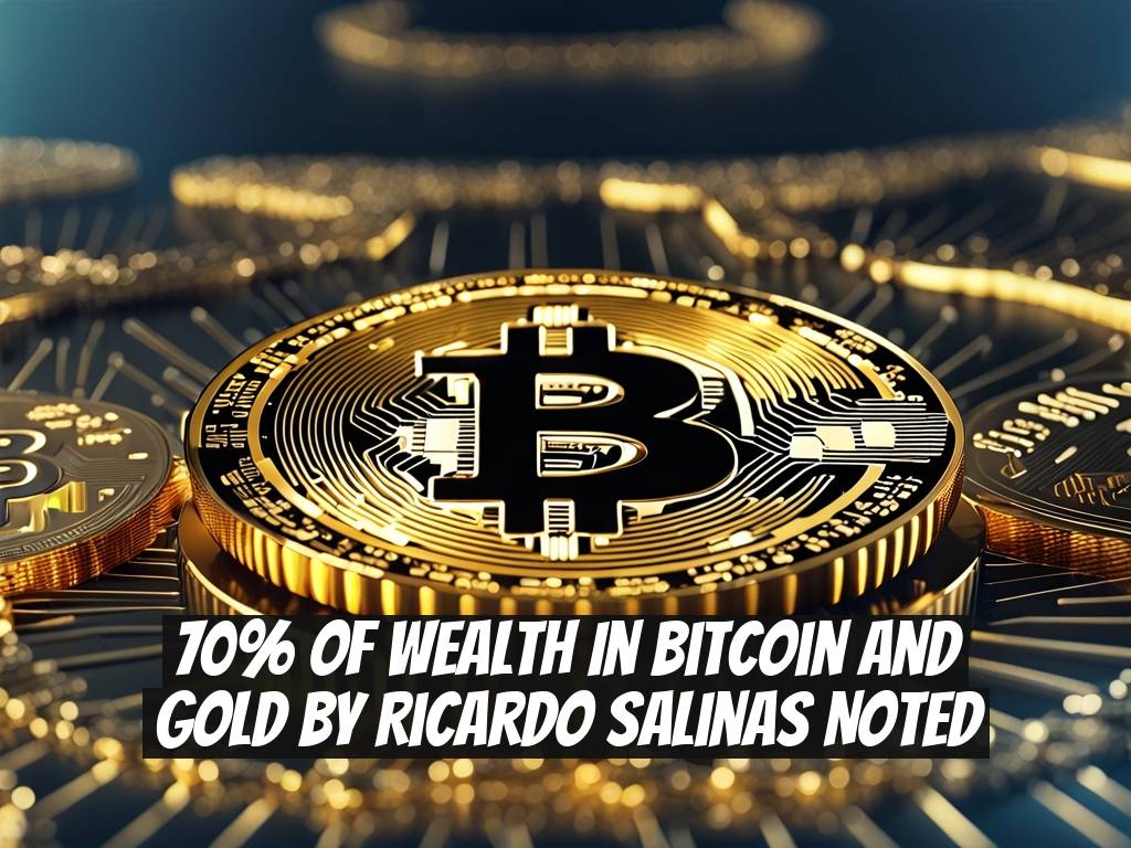 70% of Wealth in Bitcoin and Gold by Ricardo Salinas Noted
