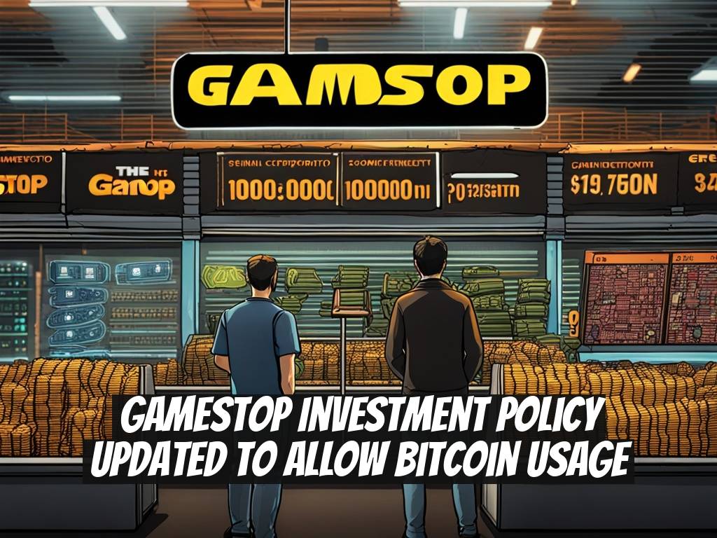 GameStop Investment Policy Updated to Allow Bitcoin Usage
