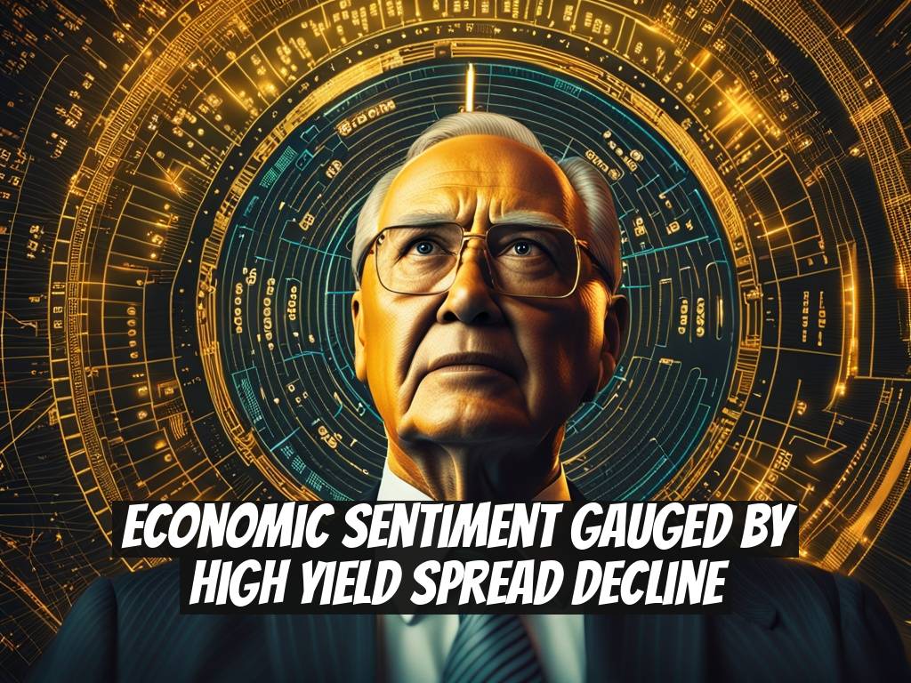 Economic Sentiment Gauged by High Yield Spread Decline