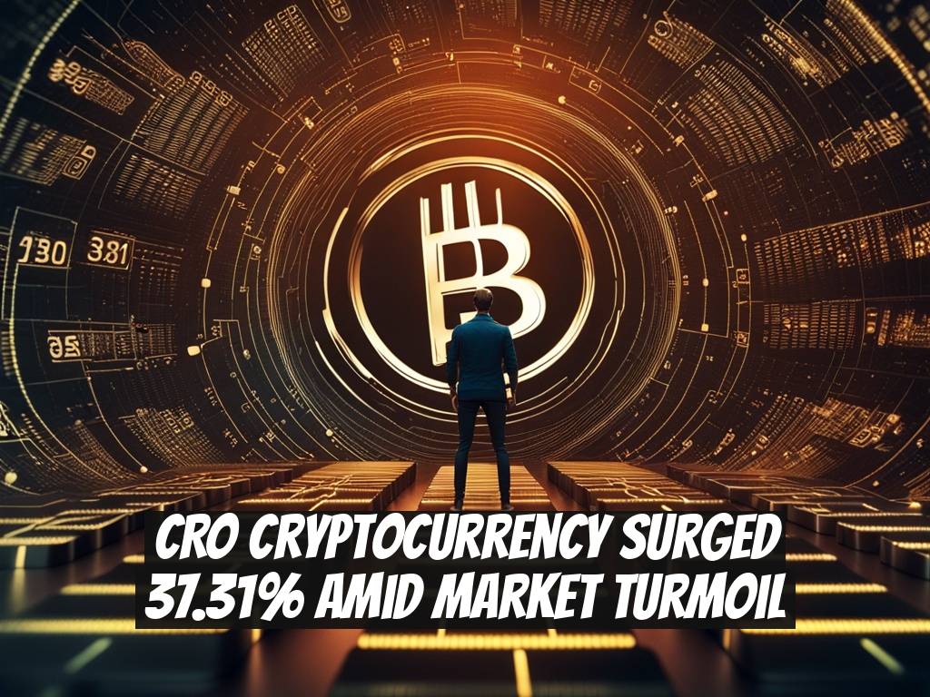 CRO Cryptocurrency Surged 37.31% Amid Market Turmoil