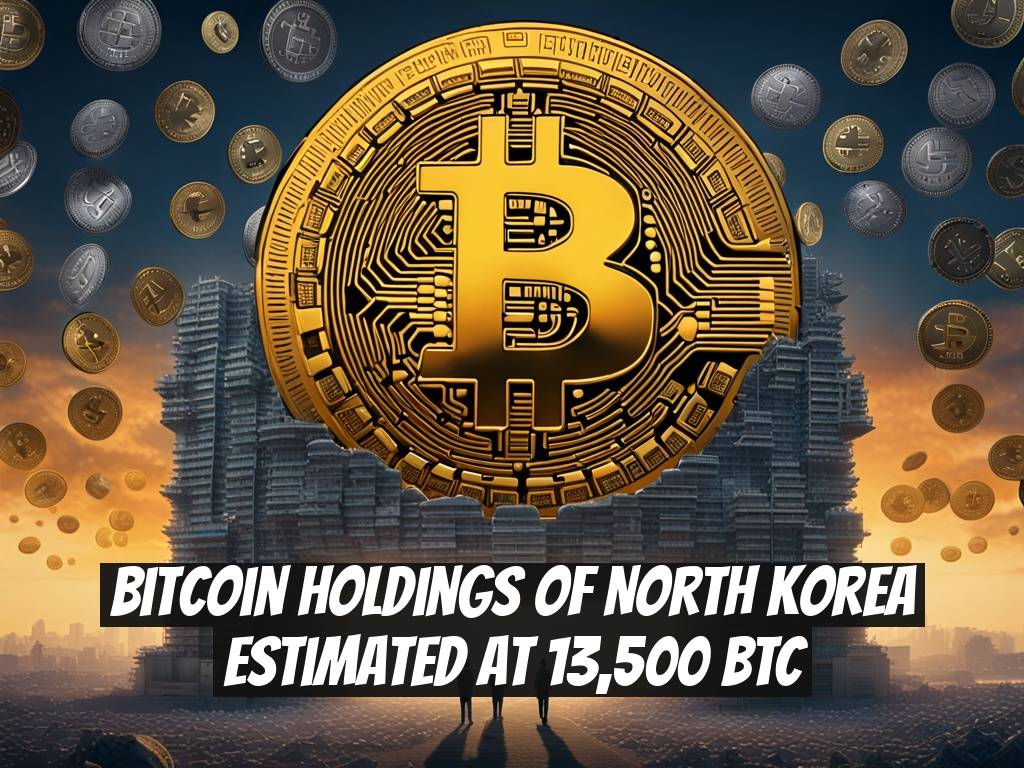 Bitcoin Holdings of North Korea Estimated at 13,500 BTC