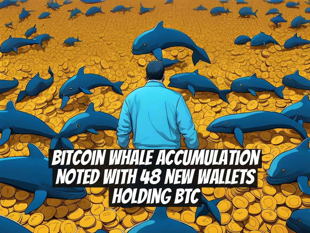Bitcoin Whale Accumulation Noted with 48 New Wallets Holding BTC