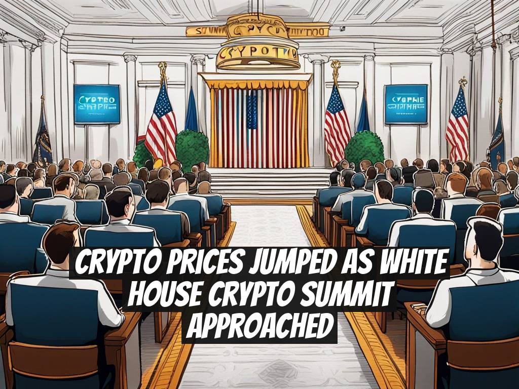 Crypto Prices Jumped as White House Crypto Summit Approached