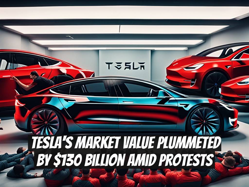 Tesla's Market Value Plummeted by $130 Billion Amid Protests
