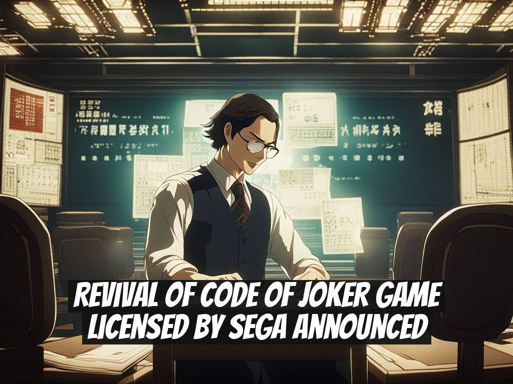 Revival of CODE OF JOKER Game Licensed by SEGA Announced