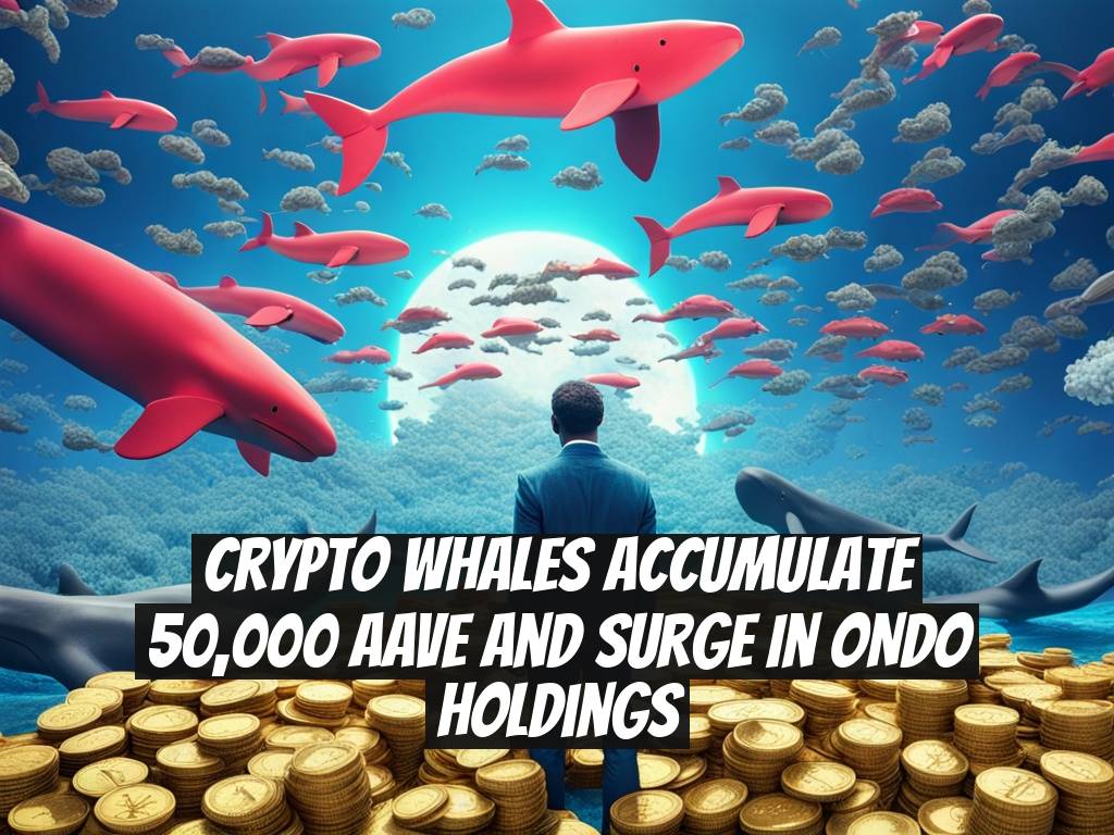 Crypto Whales Accumulate 50,000 AAVE and Surge in ONDO Holdings