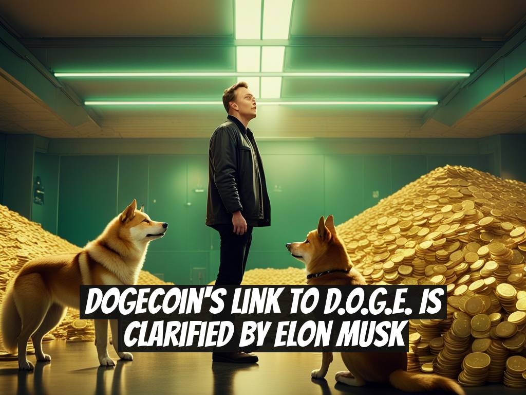 Dogecoin's Link to D.O.G.E. Is Clarified by Elon Musk