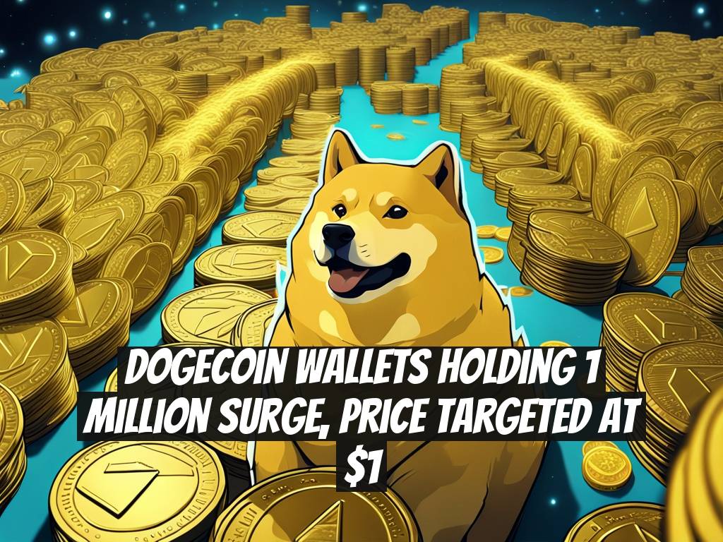 Dogecoin Wallets Holding 1 Million Surge, Price Targeted at $1