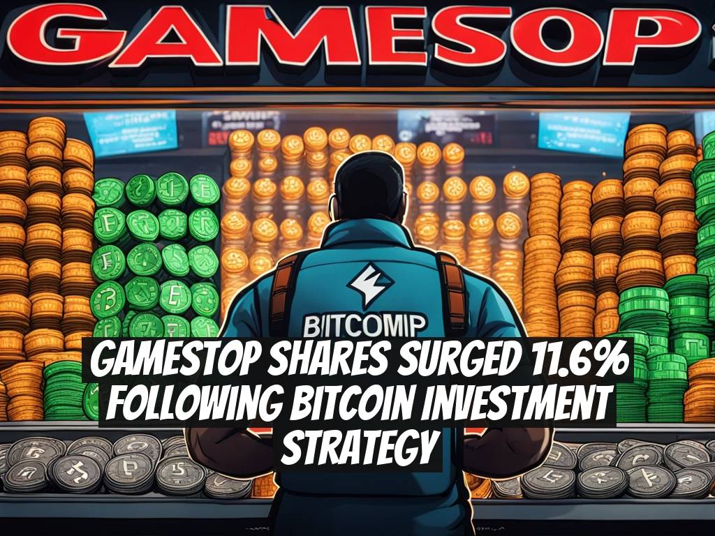 GameStop Shares Surged 11.6% Following Bitcoin Investment Strategy