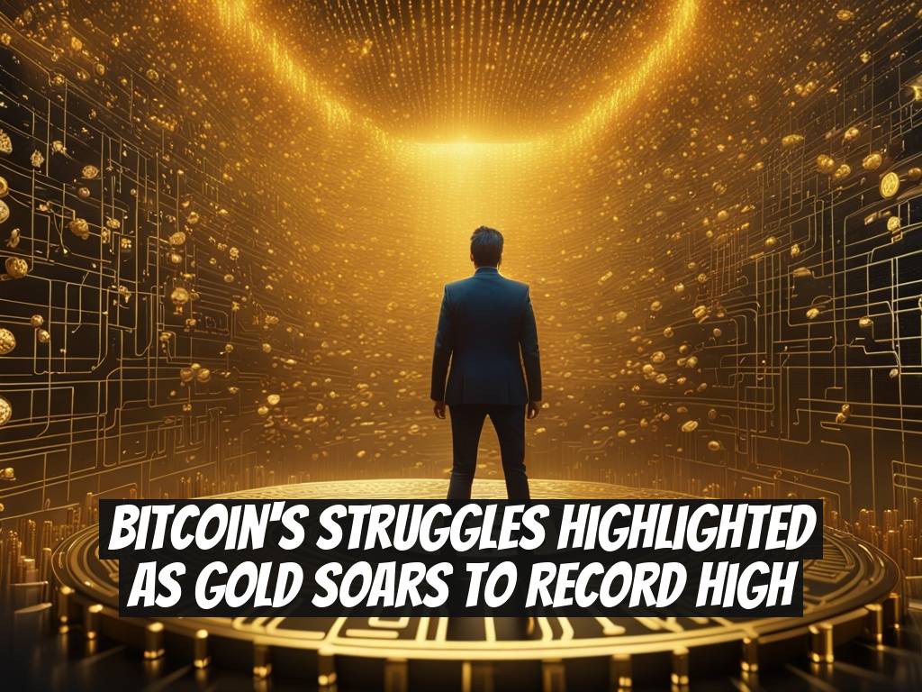 Bitcoin's Struggles Highlighted as Gold Soars to Record High