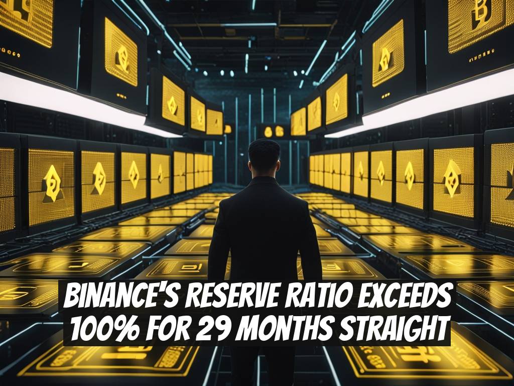 Binance's Reserve Ratio Exceeds 100% for 29 Months Straight