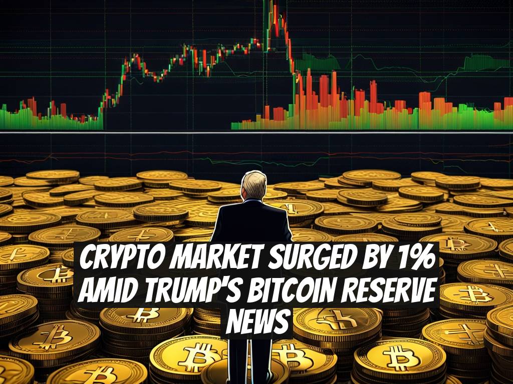 Crypto Market Surged by 1% Amid Trump's Bitcoin Reserve News