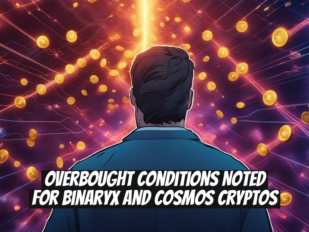 Overbought Conditions Noted for BinaryX and Cosmos Cryptos