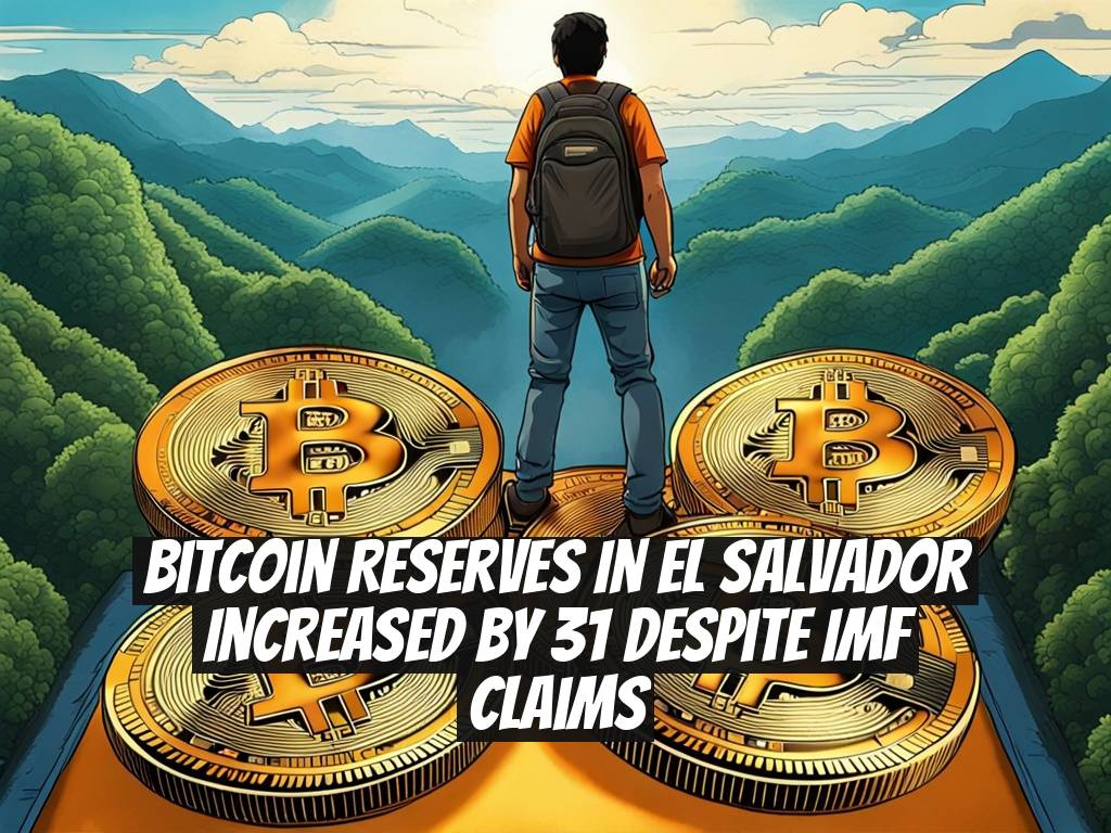 Bitcoin Reserves in El Salvador Increased by 31 Despite IMF Claims