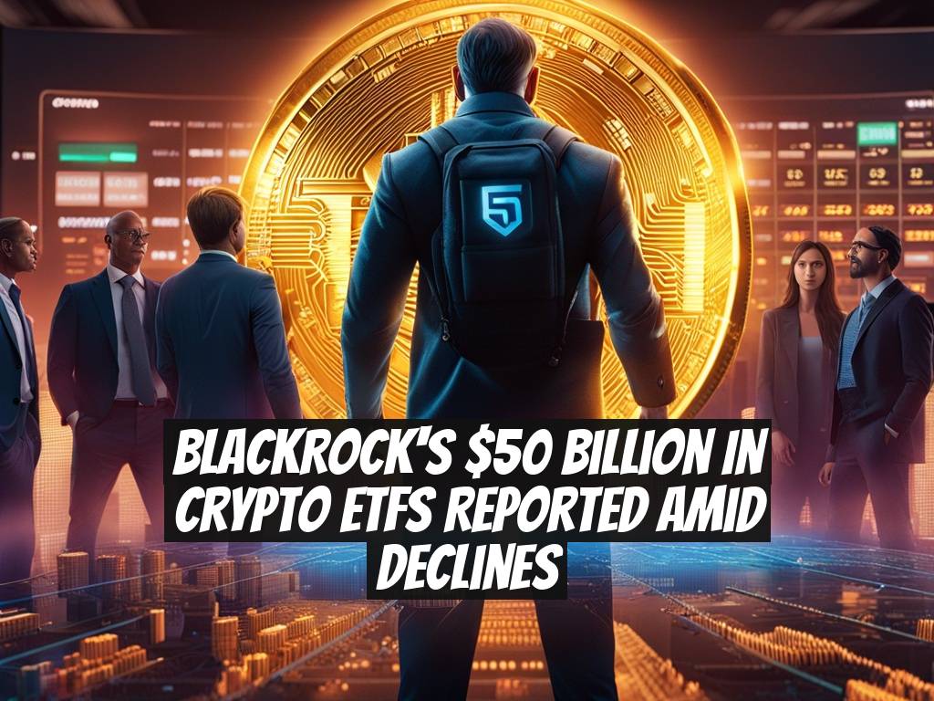 BlackRock's $50 Billion in Crypto ETFs Reported Amid Declines