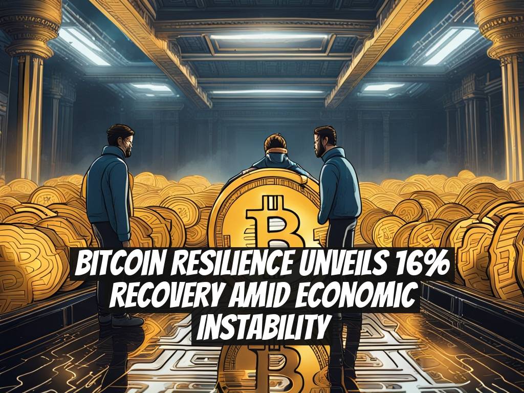 Bitcoin Resilience Unveils 16% Recovery Amid Economic Instability