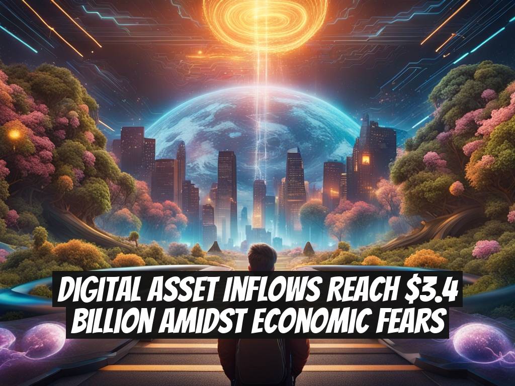 Digital asset inflows reach $3.4 billion amidst economic fears