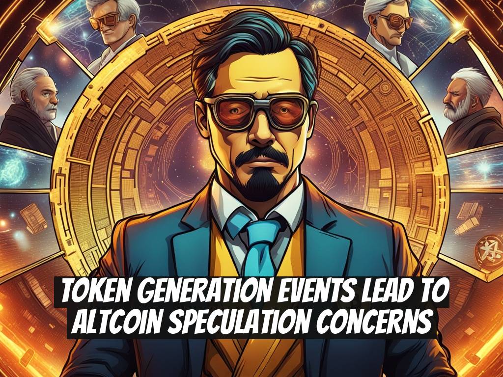 Token Generation Events Lead to Altcoin Speculation Concerns