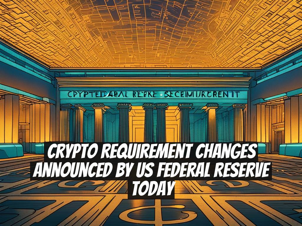 Crypto Requirement Changes Announced by US Federal Reserve Today