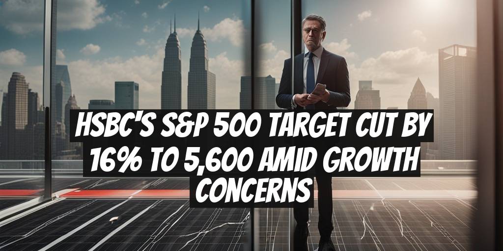 HSBC's S&P 500 Target Cut by 16% to 5,600 Amid Growth Concerns