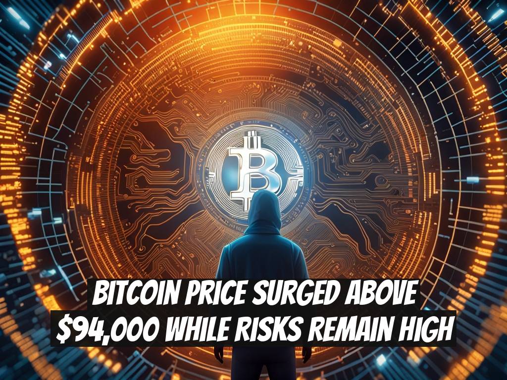 Bitcoin Price Surged Above $94,000 While Risks Remain High