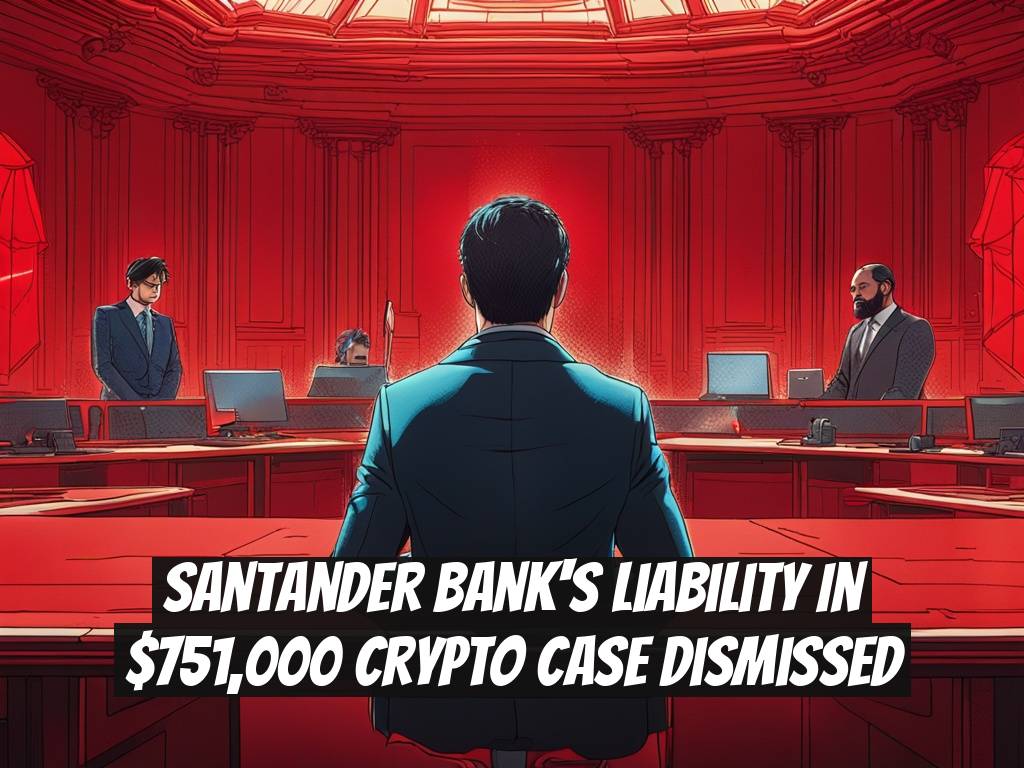Santander Bank's Liability in $751,000 Crypto Case Dismissed