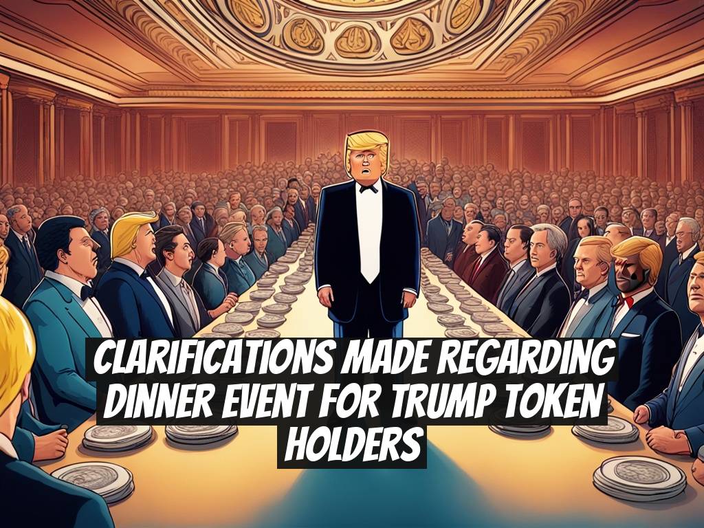 Clarifications Made Regarding Dinner Event for TRUMP Token Holders