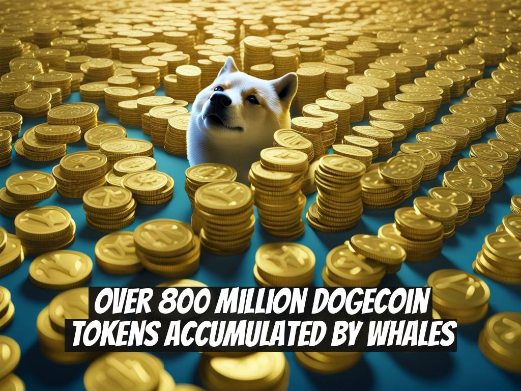 Over 800 Million Dogecoin Tokens Accumulated by Whales