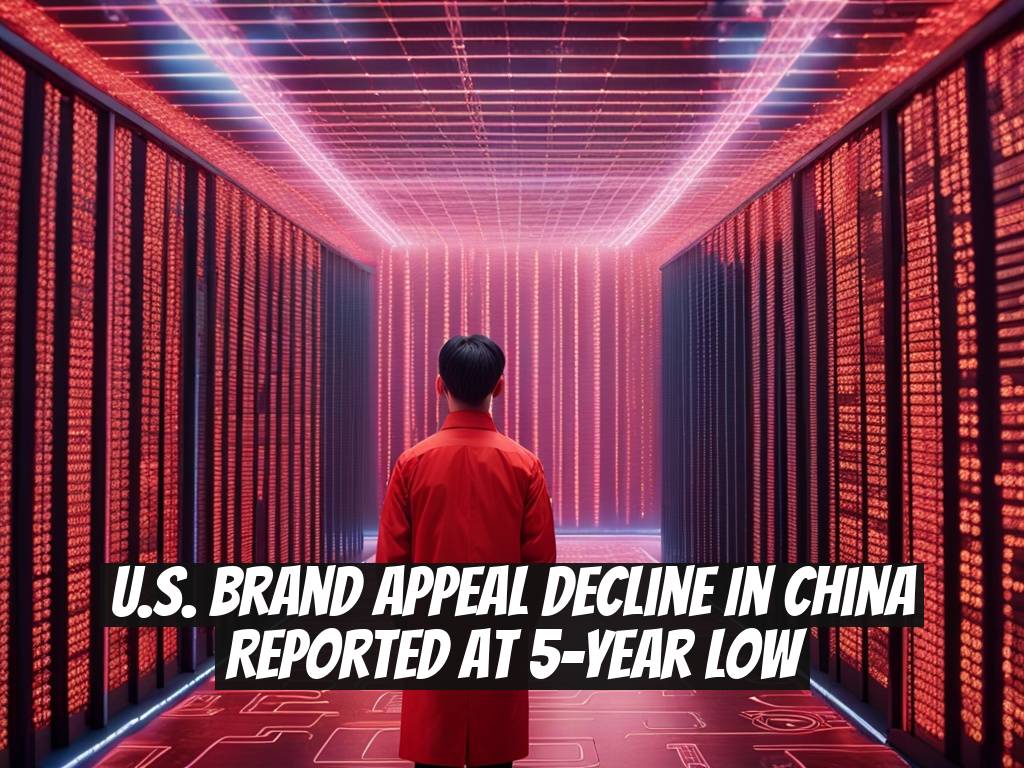 U.S. Brand Appeal Decline in China Reported at 5-Year Low