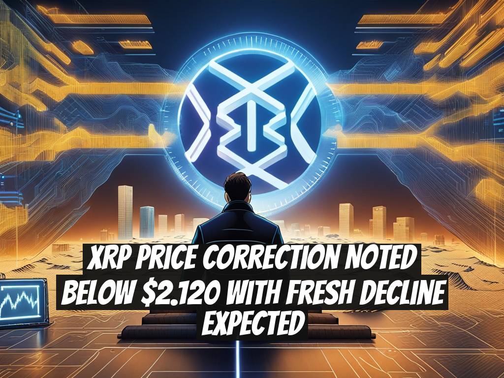 XRP Price Correction Noted Below $2.120 with Fresh Decline Expected