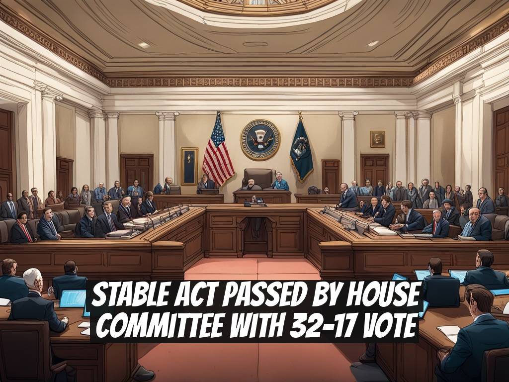 STABLE Act Passed by House Committee with 32-17 Vote
