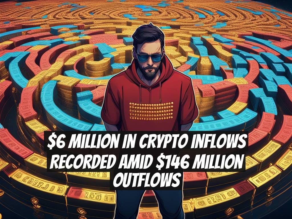 $6 Million in Crypto Inflows Recorded Amid $146 Million Outflows