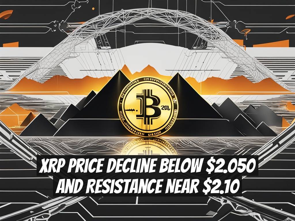XRP Price Decline Below $2.050 and Resistance Near $2.10