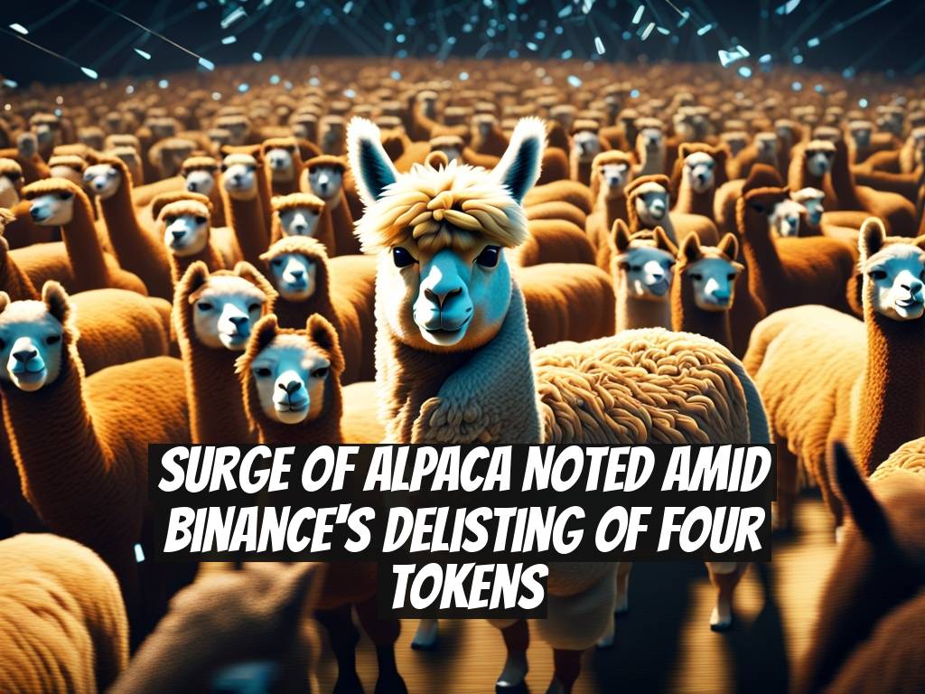 Surge of ALPACA Noted Amid Binance's Delisting of Four Tokens