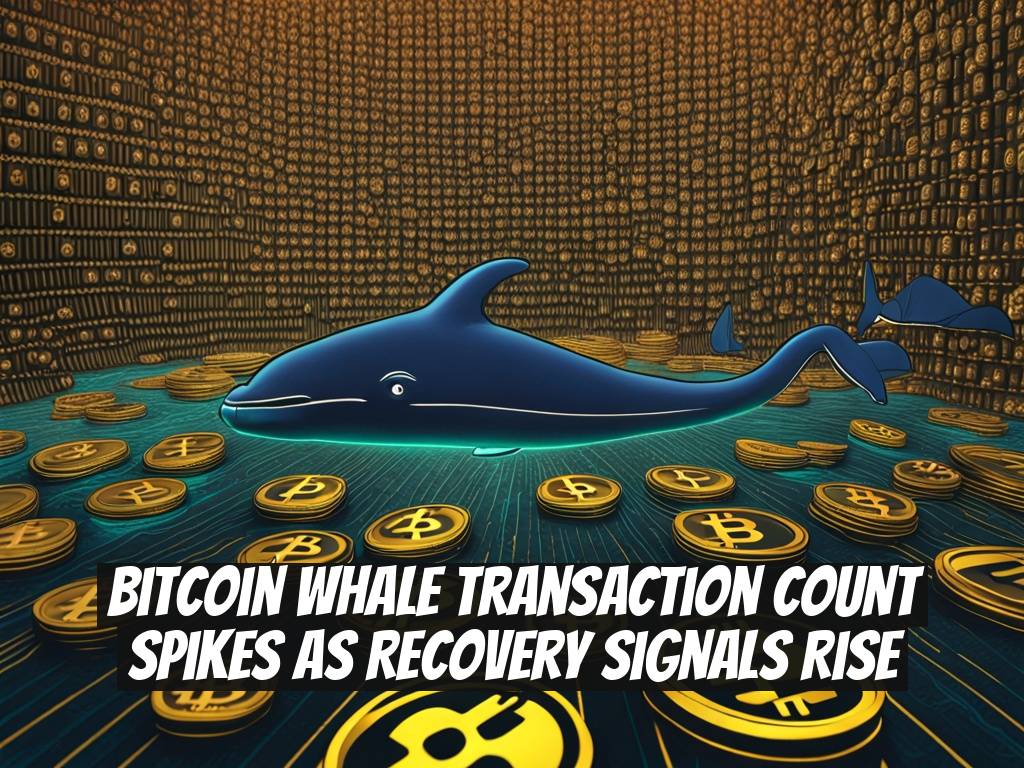Bitcoin Whale Transaction Count Spikes as Recovery Signals Rise