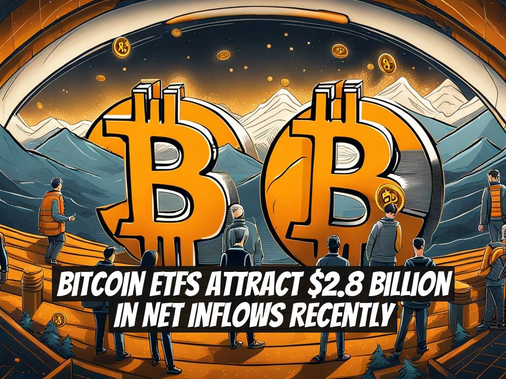 Bitcoin ETFs Attract $2.8 Billion in Net Inflows Recently