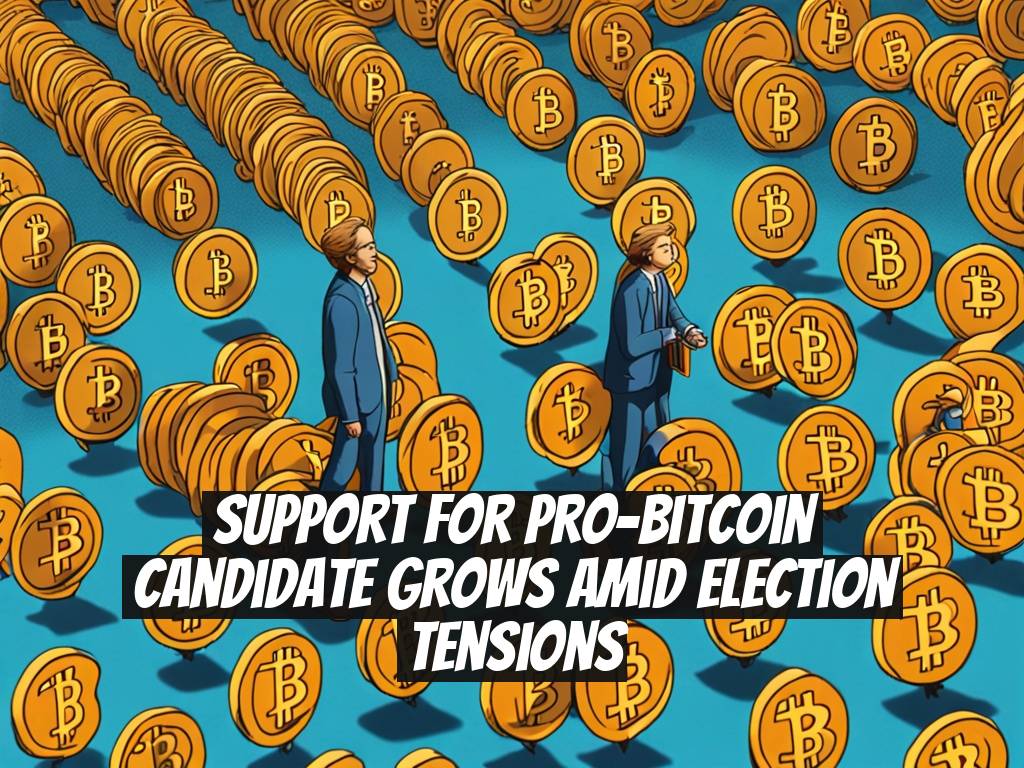 Support for Pro-Bitcoin Candidate Grows Amid Election Tensions