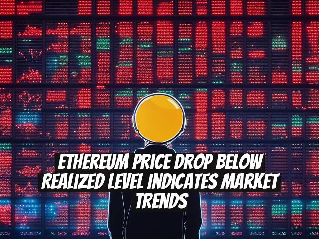 Ethereum Price Drop Below Realized Level Indicates Market Trends