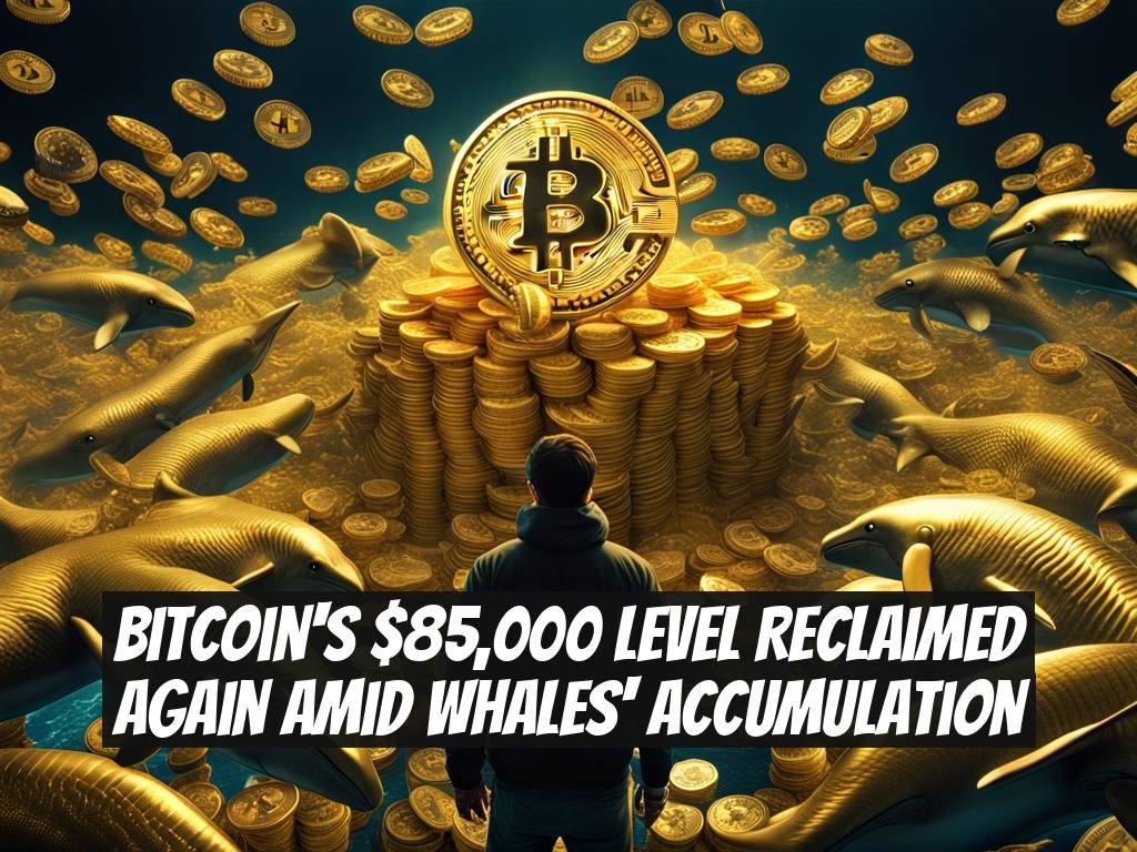 Bitcoin's $85,000 Level Reclaimed Again Amid Whales' Accumulation