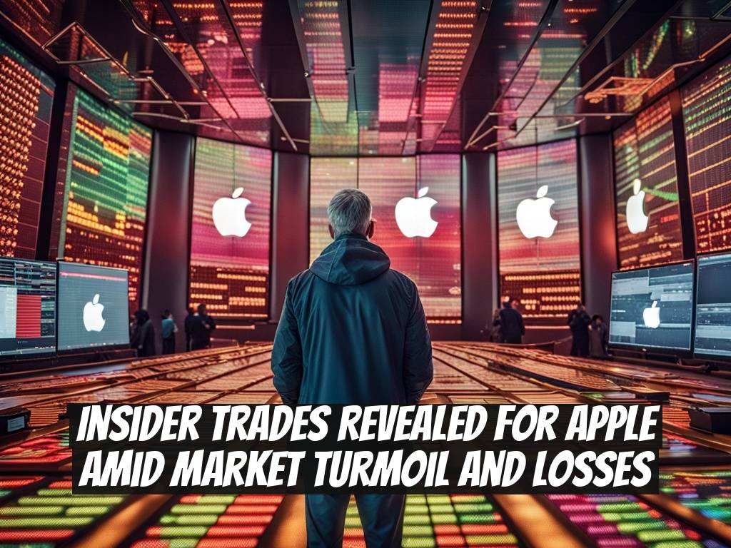 Insider Trades Revealed for Apple Amid Market Turmoil and Losses