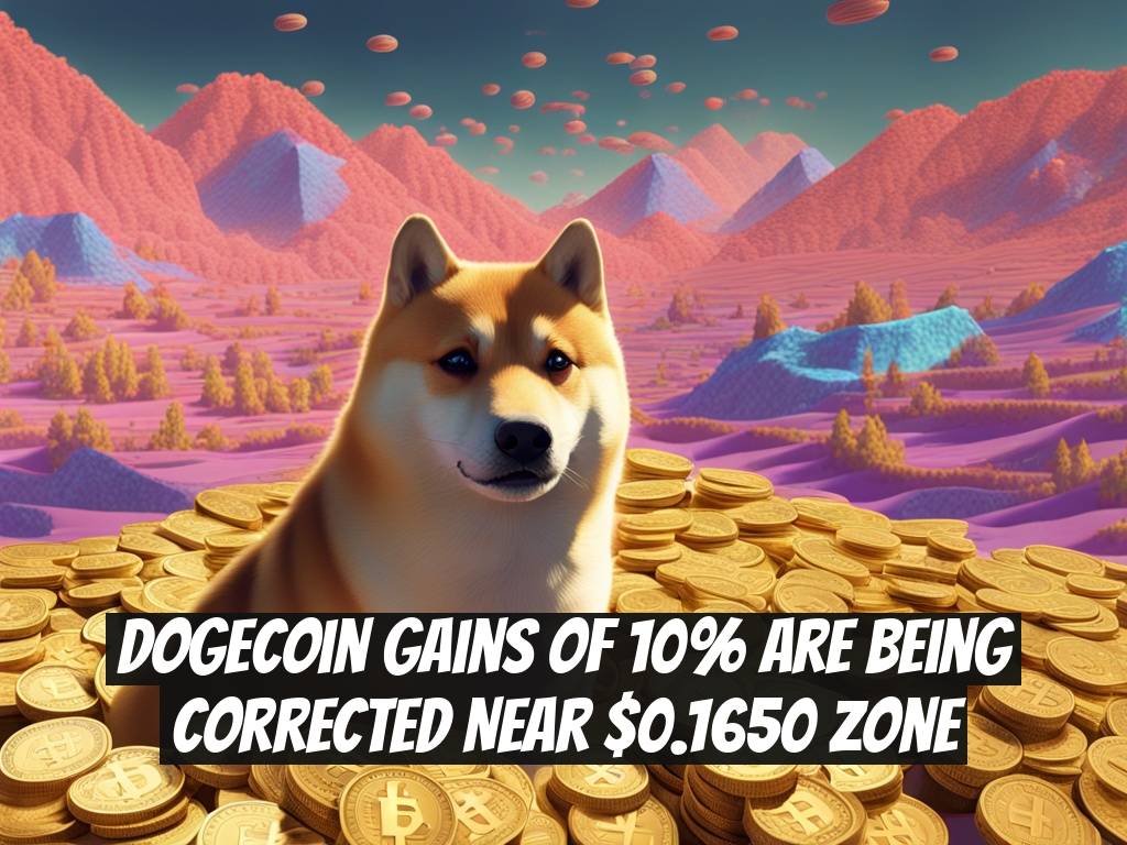 Dogecoin Gains of 10% Are Being Corrected Near $0.1650 Zone