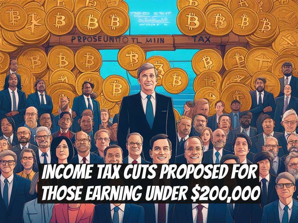 Income Tax Cuts Proposed for Those Earning Under $200,000