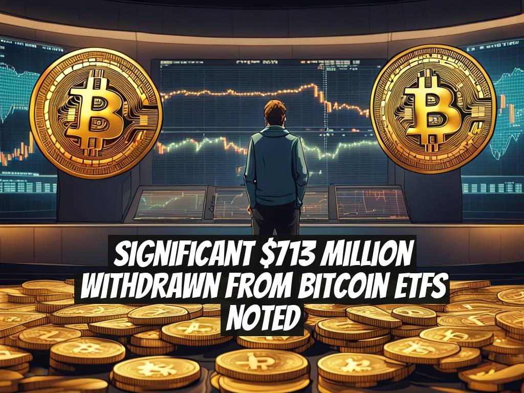 Significant $713 Million Withdrawn From Bitcoin ETFs Noted