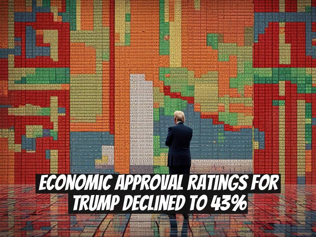 Economic Approval Ratings for Trump Declined to 43%