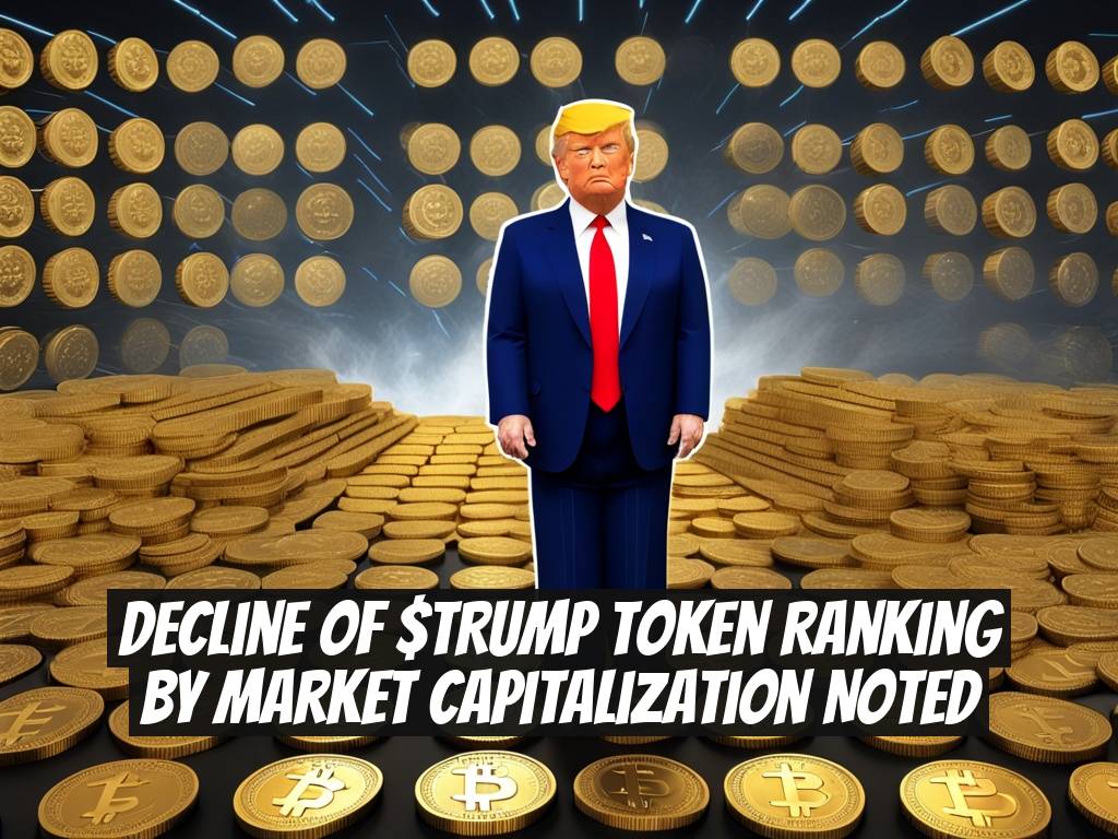 Decline of $TRUMP Token Ranking by Market Capitalization Noted