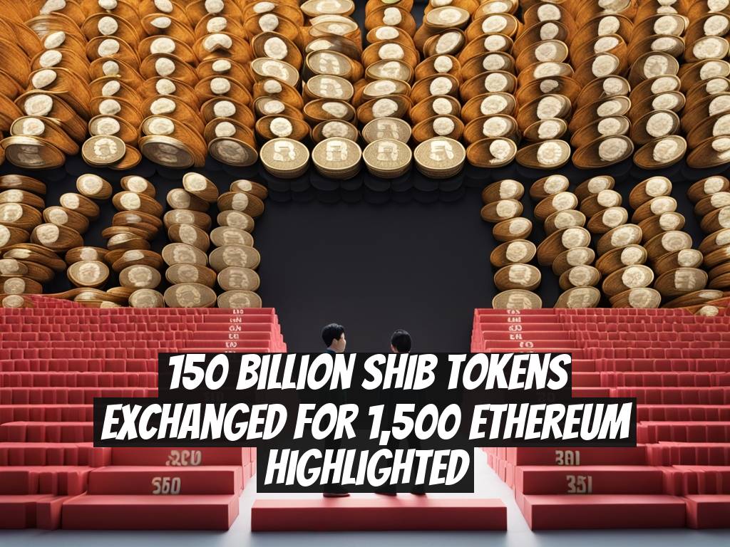 150 Billion SHIB Tokens Exchanged for 1,500 Ethereum Highlighted
