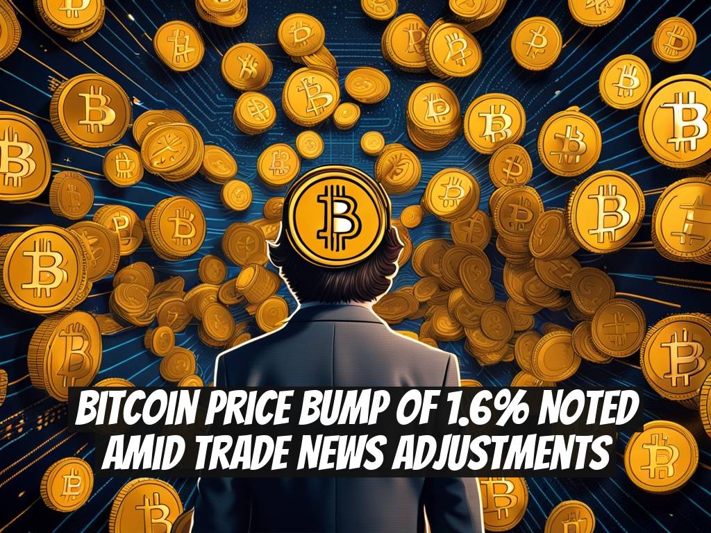 Bitcoin Price Bump of 1.6% Noted Amid Trade News Adjustments