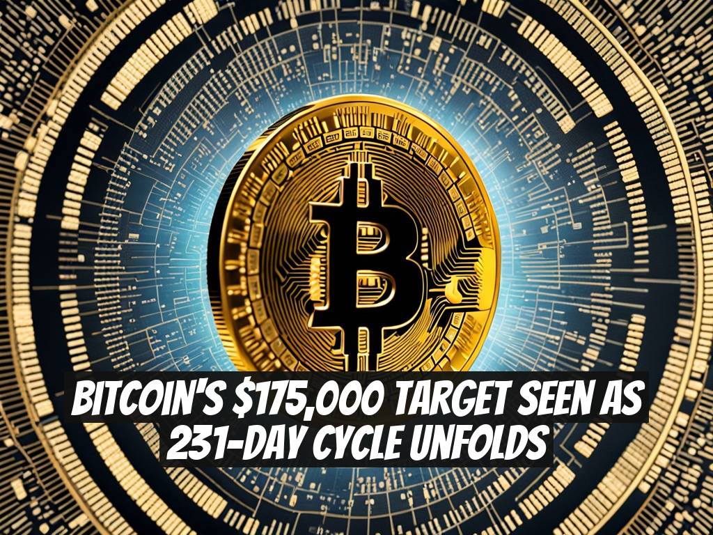 Bitcoin's $175,000 Target Seen as 231-Day Cycle Unfolds